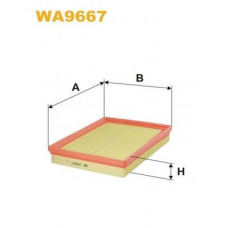 Фільтр повітряний KIA WA9667/AP108/9 (вир-во WIX-FILTERS)
