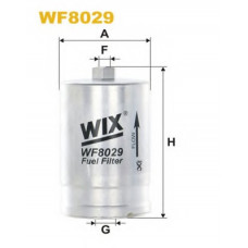 Фільтр палив. PEUGEOT, VOLVO WF8029/PP827 (вир-во WIX-FILTERS)