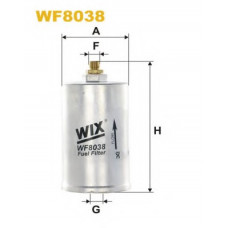 Фільтр палив. MB W124 WF8038/PP834 (вир-во WIX-FILTERS)