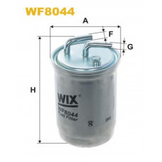 Фільтр палив. FORD ESCORT WF8044/PP838/1 (вир-во WIX-FILTERS)