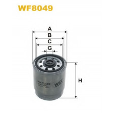 Фільтр палив. OPEL WF8049/PP843 (вир-во WIX-FILTERS)