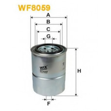 Фільтр палив. MITSUBISHI COLT WF8059/PP853 (вир-во WIX-FILTERS)