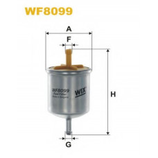 Фільтр палив. NISSAN MICRA PP903/WF8099 (вир-во WIX-FILTERS)
