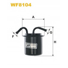 Фільтр палив. SUBARU LEGACY PP909/WF8104 (вир-во WIX-FILTERS)