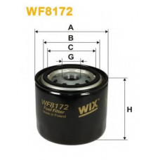 Фільтр палив. NISSAN, TOYOTA, БОГДАН WF8172/PP944 (вир-во WIX-FILTERS)