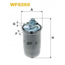 Фільтр палив. WF8269/PP839/5 (вир-во WIX-FILTERS)