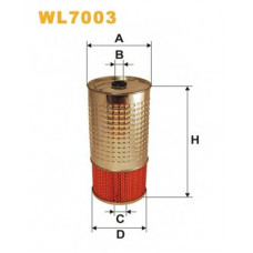 Фільтр масляний двигуна MB 100D WL7003/OC601/1 (вир-во WIX-FILTERS)