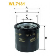 Фільтр масляний двигуна TOYOTA WL7131/OP572 (вир-во WIX-FILTERS)