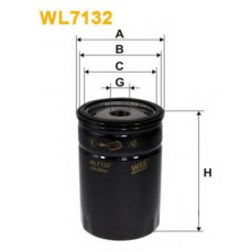 Фільтр масляний двигуна MERCEDES WL7132/OP573 (вир-во WIX-FILTERS)