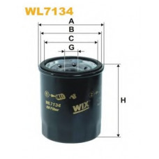 Фільтр масляний двигуна MAZDA, MITSUBISHI WL7134/OP575 (вир-во WIX-FILTERS)
