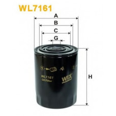 Фільтр масляний двигуна RENAULT MASTER WL7161/OP594/1 (вир-во WIX-FILTERS)