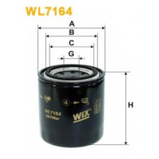 Фільтр масляний двигуна MAZDA WL7164/OP597 (вир-во WIX-FILTERS)