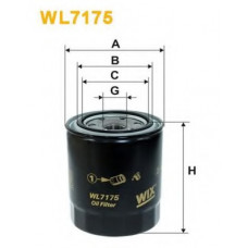 Фільтр масляний двигуна TOYOTA WL7175/OP619/1 (вир-во WIX-FILTERS)