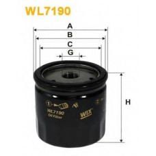 Фільтр масляний двигуна OPEL ASTRA WL7190/OP630 (вир-во WIX-FILTERS)