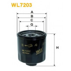 Фільтр масляний двигуна AUDI, VW, SKODA WL7203/OP641 (вир-во WIX-FILTERS)