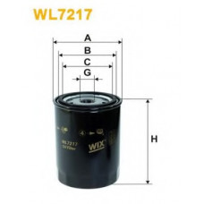 Фільтр масляний двигуна VW WL7217/OP525/3 (вир-во WIX-FILTERS)