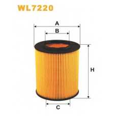 Фільтр масляний двигуна BMW E38, E39 WL7220/OE649 (вир-во WIX-FILTERS)