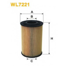 Фільтр масляний двигуна BMW E36, E46 WL7221/OE649/4 (вир-во WIX-FILTERS)