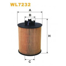 Фільтр масляний двигуна OPEL WL7232/OE648 (вир-во WIX-FILTERS)