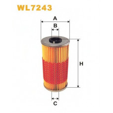 Фільтр масляний двигуна MB WL7243/OM591/1 (вир-во WIX-FILTERS)