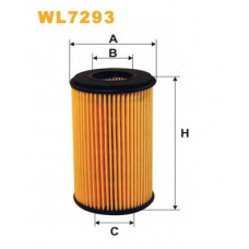 Фільтр масляний двигуна RENAULT CLIO II WL7293/OE666 (вир-во WIX-FILTERS)