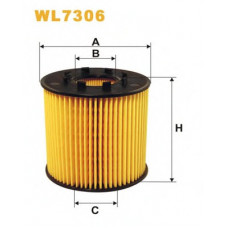 Фільтр масляний двигуна RENAULT WL7306/OE666/1 (вир-во WIX-FILTERS)