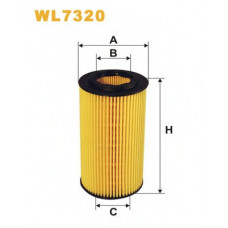 Фільтр масляний двигуна WL7320/OE662/1 (вир-во WIX-FILTERS)