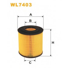 Фільтр масляний двигуна WL7403/OE649/6 (вир-во WIX-FILTERS)