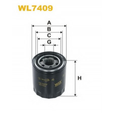 Фільтр масляний двигуна KIA PREGIO WL7409/OP632/4 (вир-во WIX-FILTERS)