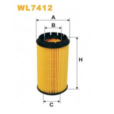 Фільтр масляний двигуна WL7412/OE674 (вир-во WIX-FILTERS)