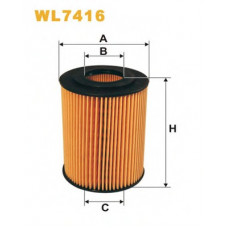 Фільтр масляний двигуна MERCEDES WL7416/OE677/1 (вир-во WIX-FILTERS)