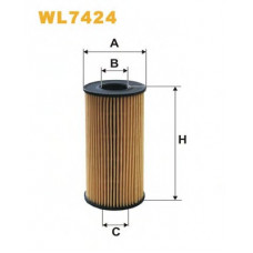 Фільтр масляний двигуна WL7424/OE666/2 (вир-во WIX-FILTERS)