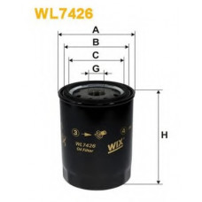 Фільтр масляний двигуна WL7426/OP632/5 (вир-во WIX-FILTERS)