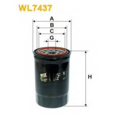Фільтр масляний двигуна WL7437/OP632/6 (вир-во WIX-FILTERS)