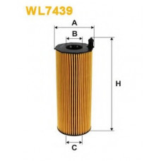 Фільтр масляний двигуна WL7439/OE650/3 (вир-во WIX-FILTERS)