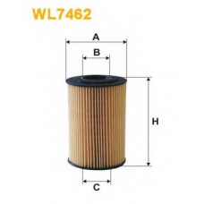Фільтр масляний двигуна WL7462/OE674/4 (вир-во WIX-FILTERS)