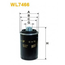 Фільтр масляний двигуна WL7466/OP526/7 (вир-во WIX-FILTERS)