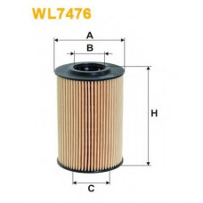 Фільтр масляний двигуна AUDI SEAT SKODA VOLKSWAGEN WL7476/OE688 (вир-во WIX-FILTERS)