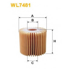 Фільтр масляний двигуна TOYOTA AURIS I, II 1.4 D4D 07-, YARIS II, 1.4 D4D 06- (вир-во WIX-FILTERS)