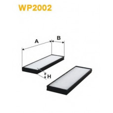 Фільтр салону Hyundai i20 (2шт. у комплекті) (вир-во WIX-FILTERS) WP2002
