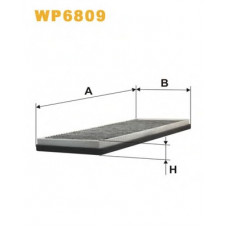 Фільтр салону AUDI 80, 90 WP6809/K1004A вугільний (вир-во WIX-FILTERS)