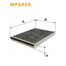 Фільтр салону WP6829/K1014A вугільний (вир-во WIX-FILTERS)