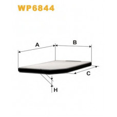 Фільтр салону RENAULT LAGUNA K1022/WP6844 (вир-во WIX-FILTERS)
