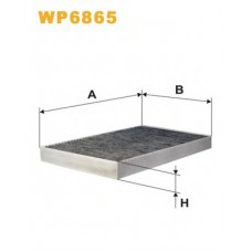 Фільтр салону AUDI A6, VW PASSAT WP6865/K1032A вугільний (вир-во WIX-FILTERS)