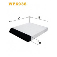 Фільтр салону RENAULT MEGANE K1097/WP6938 (вир-во WIX-FILTERS)