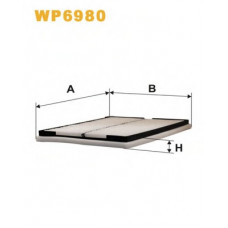 Фільтр салону WP6980/K1096 (вир-во WIX-FILTERS)