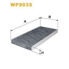 Фільтр салону OPEL CORSA C WP9035/K1081A вугільний (вир-во WIX-FILTERS)