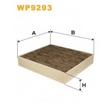 Фільтр салону WP9293/K1216A вугільний (вир-во WIX-FILTERS)