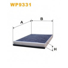Фільтр салону WP9331/1288A вугільний (вир-во WIX-FILTERS)