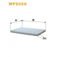Фільтр салону WP9350/1255 (вир-во WIX-FILTERS)